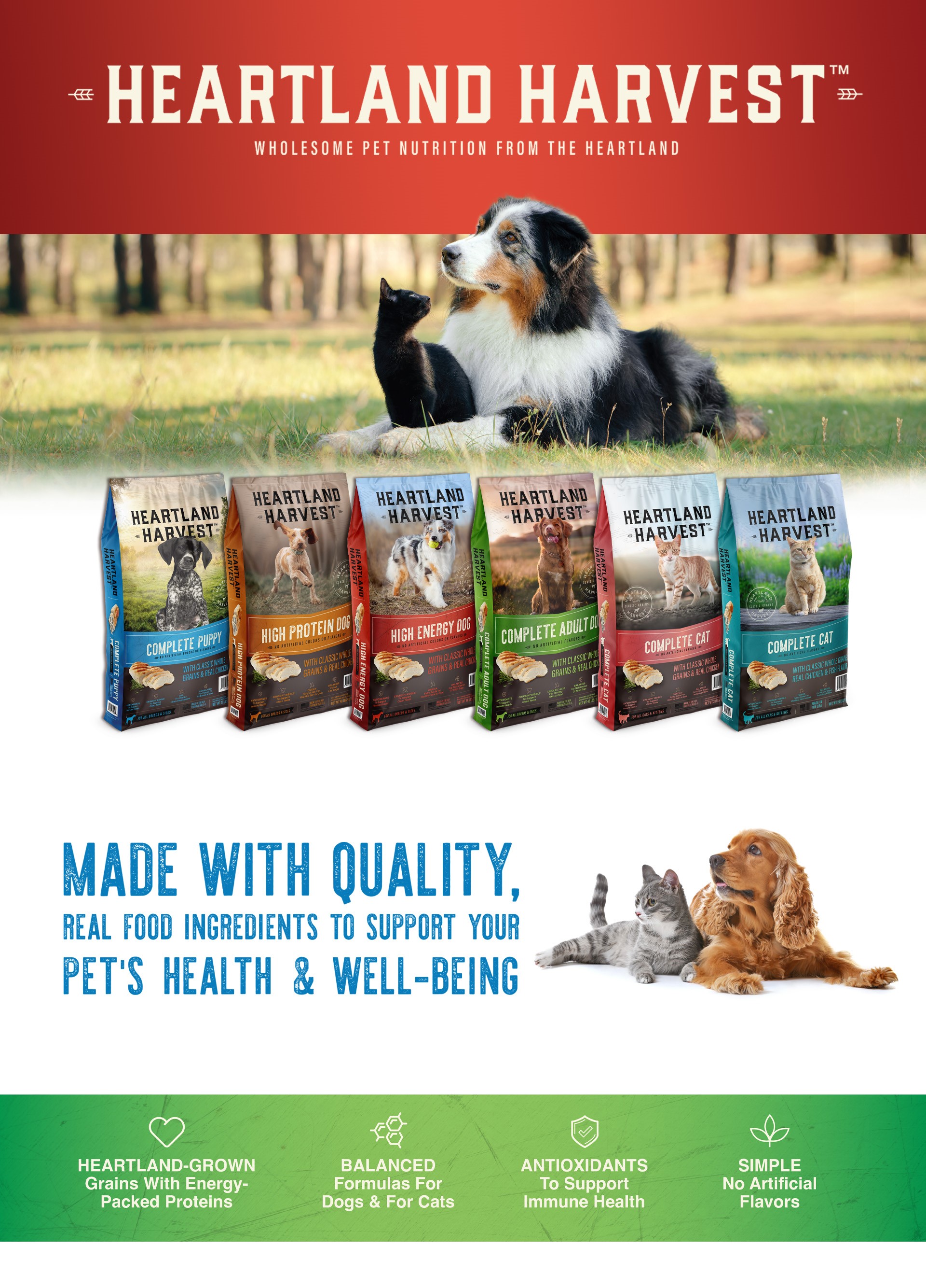 Heartland dog outlet food